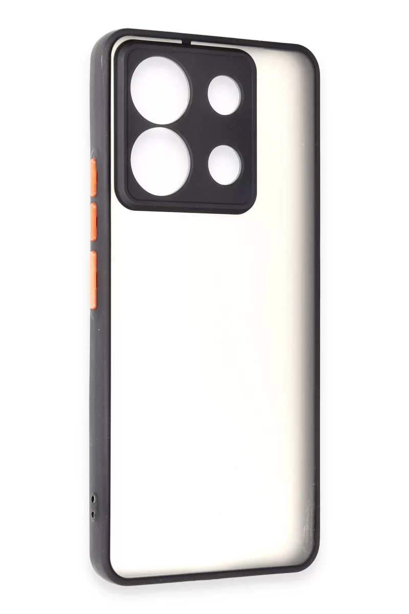 Newface Xiaomi Redmi Note 13 Pro 5G Kılıf Montreal Silikon Kapak - Siyah