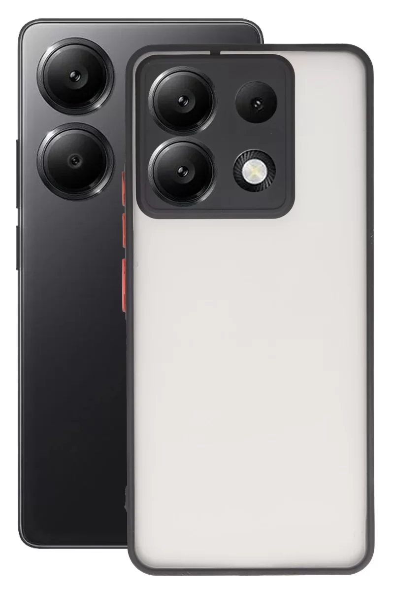 Newface Xiaomi Redmi Note 13 Pro 5G Kılıf Montreal Silikon Kapak - Kırmızı