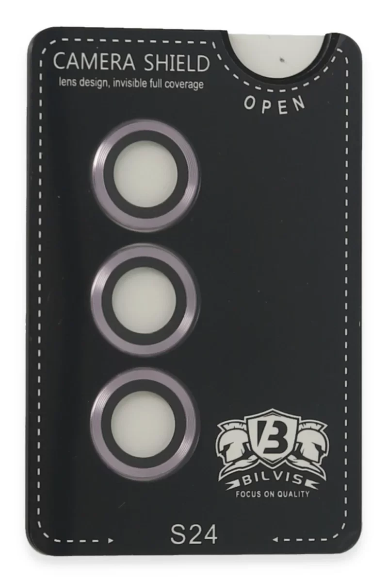 Newface Samsung Galaxy S24 Bilvis Titan Kamera Lens - Derin Mor