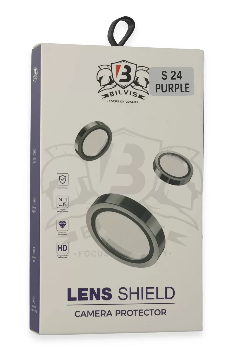 Newface Samsung Galaxy S24 Bilvis Titan Kamera Lens - Derin Mor