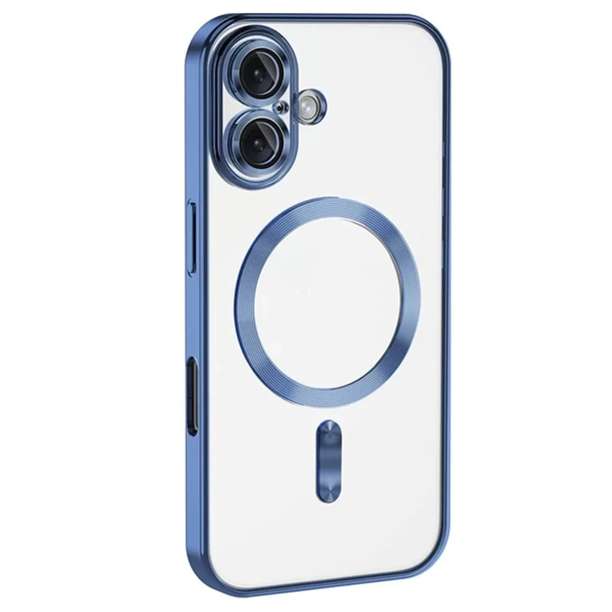 Newface Apple iPhone 16 Plus Kılıf Kross Magneticsafe Kapak - Mavi