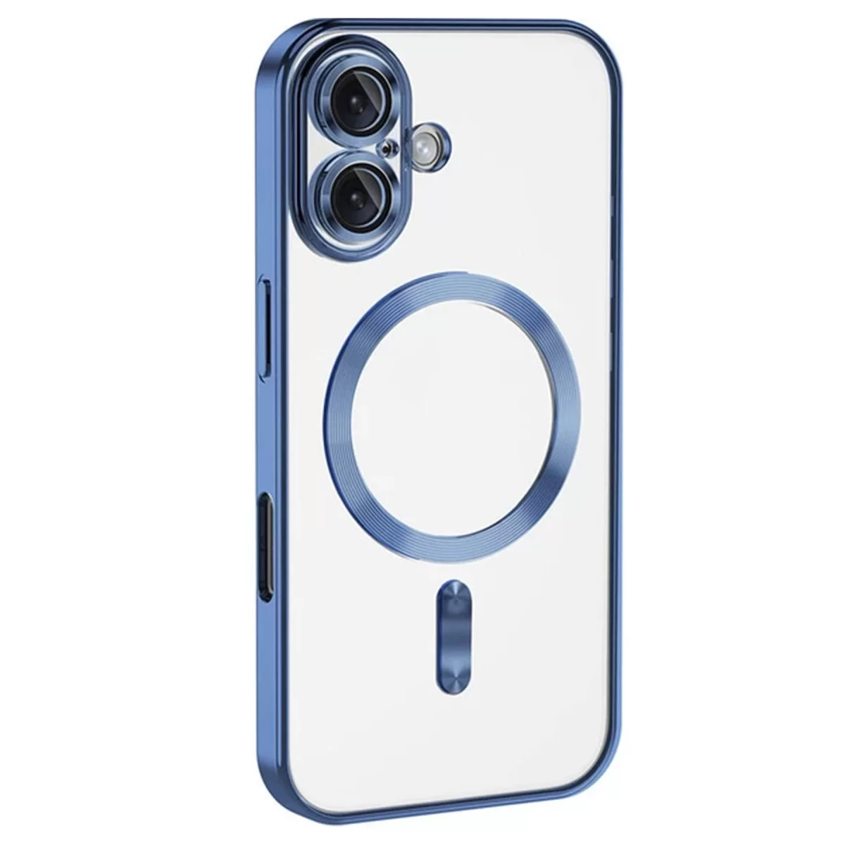Newface Apple iPhone 16 Plus Kılıf Kross Magneticsafe Kapak - Mavi