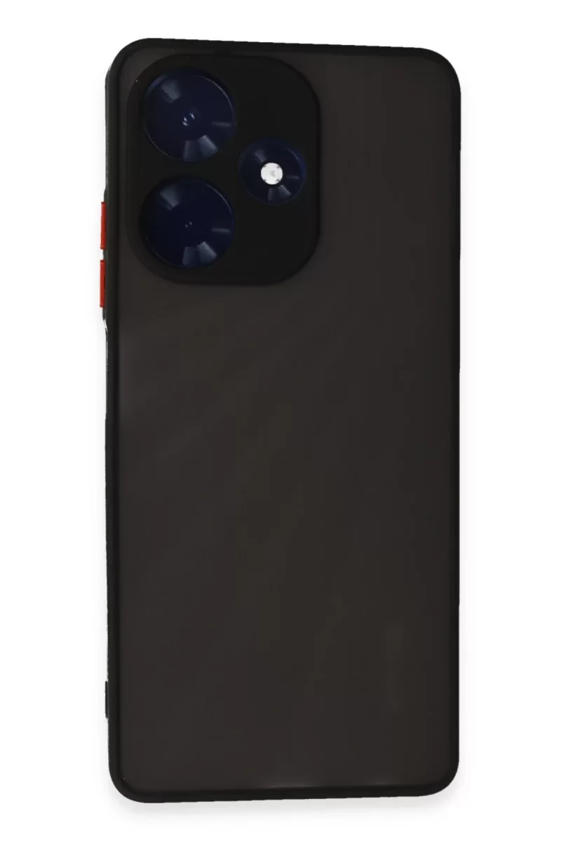 Newface İnfinix Hot 30 4G Kılıf Montreal Silikon Kapak - Siyah