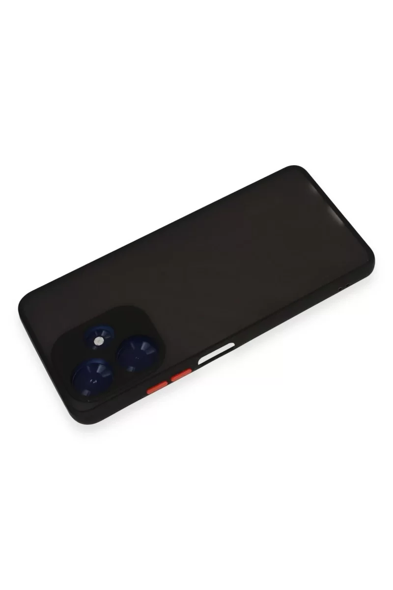 Newface İnfinix Hot 30 4G Kılıf Montreal Silikon Kapak - Siyah