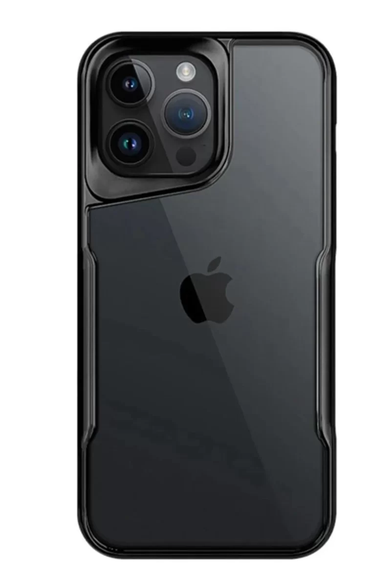 Newface Apple iPhone 15 Pro Kılıf Boyi Silikon Kapak - Siyah