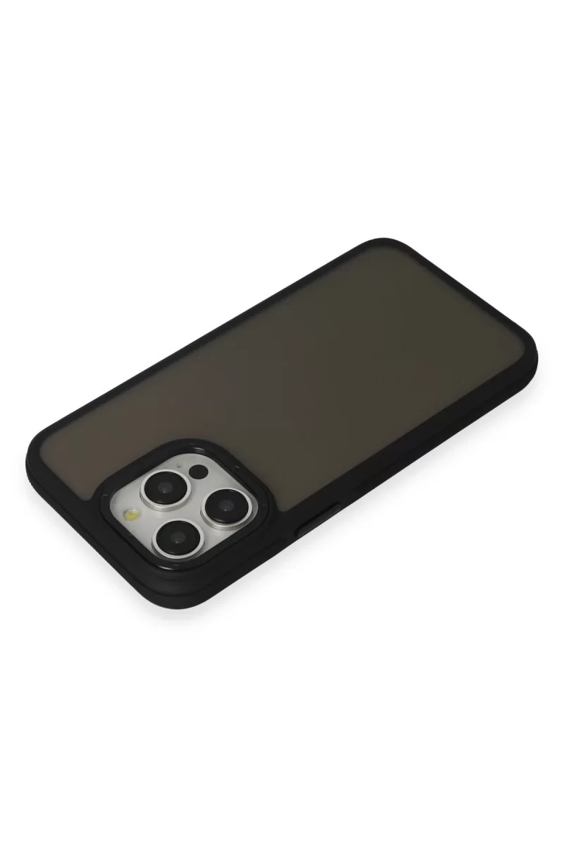 Newface Apple iPhone 13 Pro Max Harvel Kapak - Siyah
