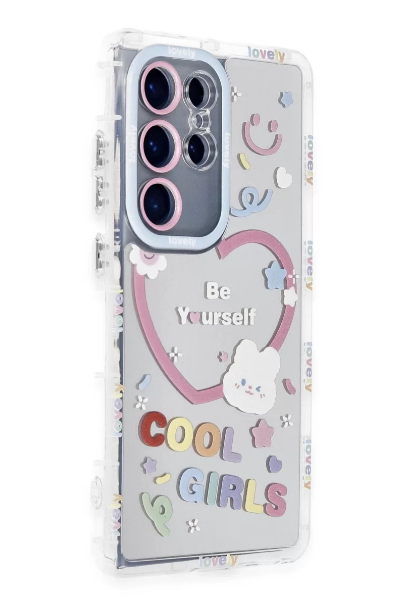 Newface Samsung Galaxy S24 Ultra Kılıf Reflexion Desenli Kapak - Desen 1