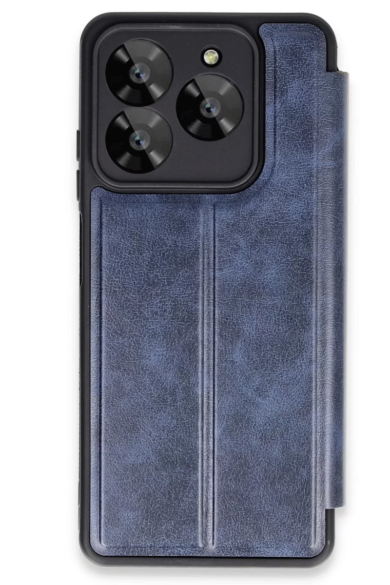 Newface General Mobile Era 30 Kılıf Flip Cover - Lacivert