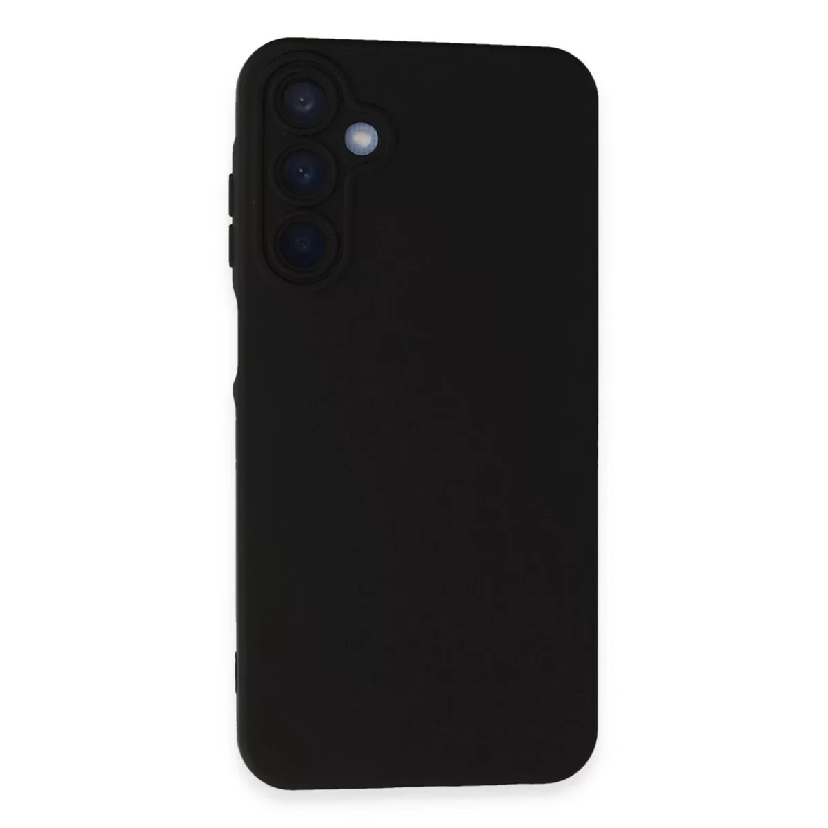 Newface Samsung Galaxy A15 4G Kılıf Nano içi Kadife Silikon - Siyah