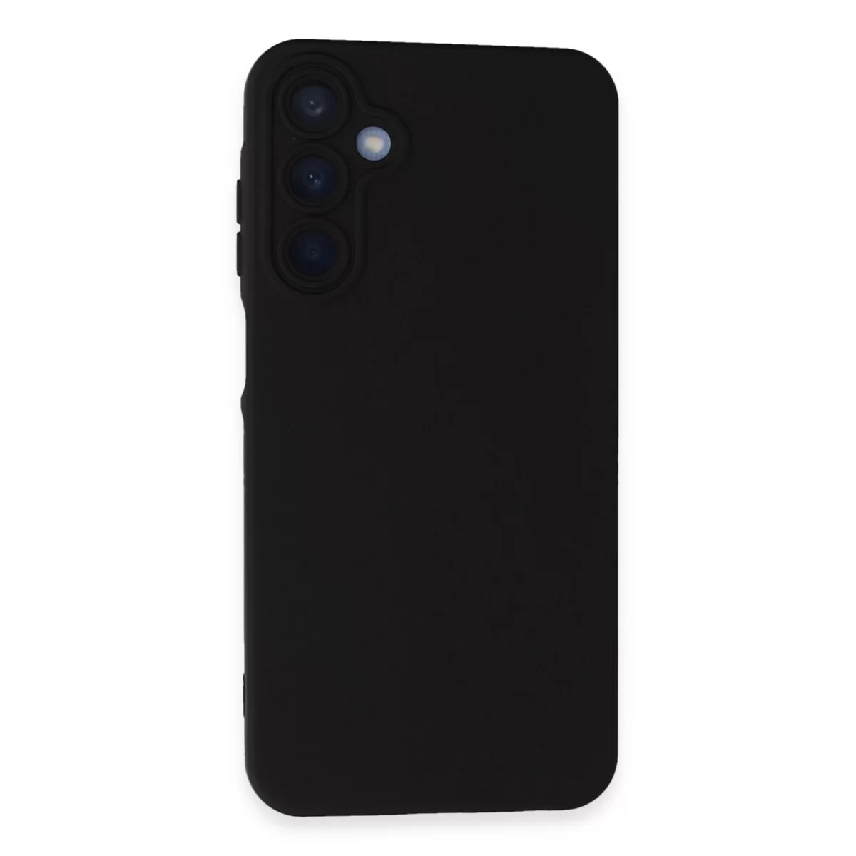 Newface Samsung Galaxy A15 4G Kılıf Nano içi Kadife Silikon - Siyah