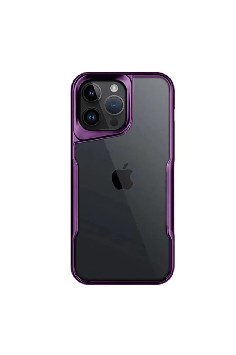 Newface Apple iPhone 16 Pro Max Kılıf Boyi Silikon Kapak - Derin Mor