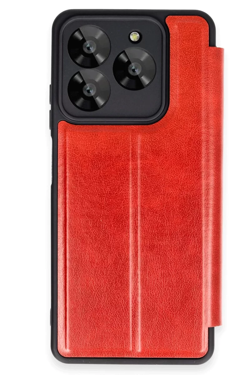 Newface General Mobile Era 50 Kılıf Flip Cover - Kırmızı