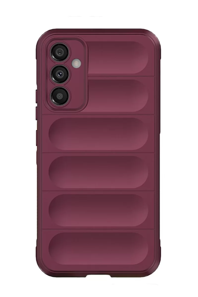 Newface Samsung Galaxy A15 4G Kılıf Optimum Silikon - Bordo