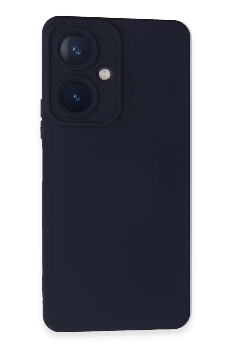 Newface Vivo Y27 Kılıf Nano içi Kadife Silikon - Lacivert