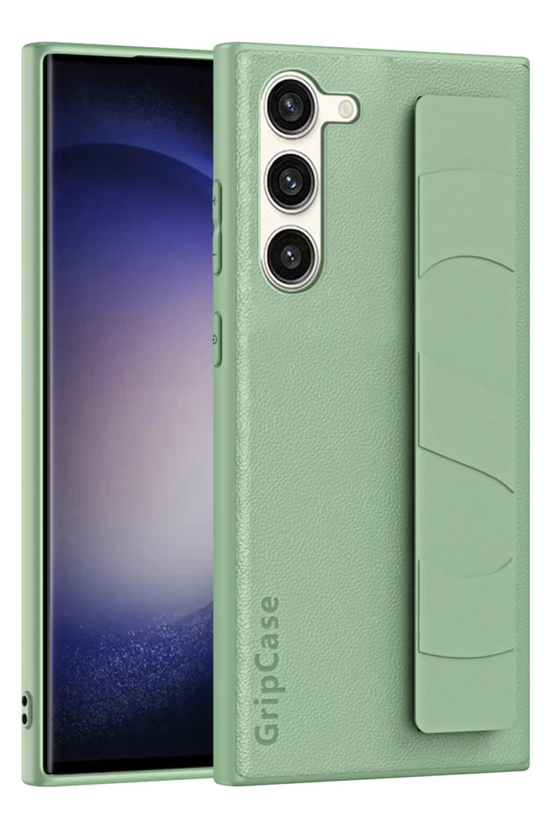 Newface Samsung Galaxy S24 Kılıf Data Kapak - Yeşil