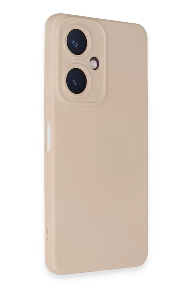 Newface Vivo Y27 Kılıf Nano içi Kadife Silikon - Pudra