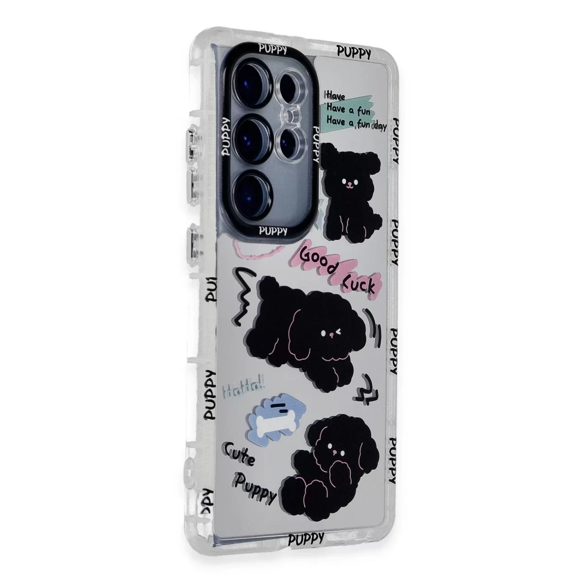 Newface Samsung Galaxy S23 Ultra Kılıf Reflexion Desenli Kapak - Desen 5