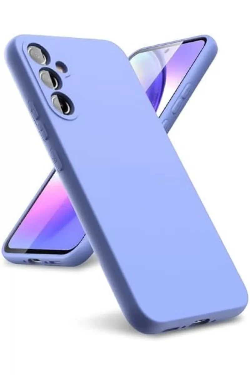 Newface Samsung Galaxy A24 4G Kılıf First Silikon - Lila