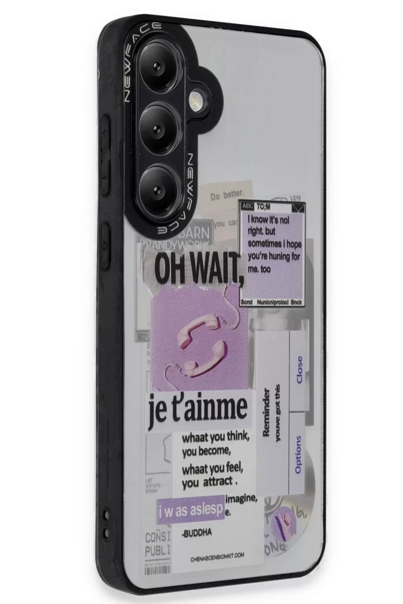 Newface Samsung Galaxy A25 5G Kılıf Mirror Desenli Kapak - Mirror - 4