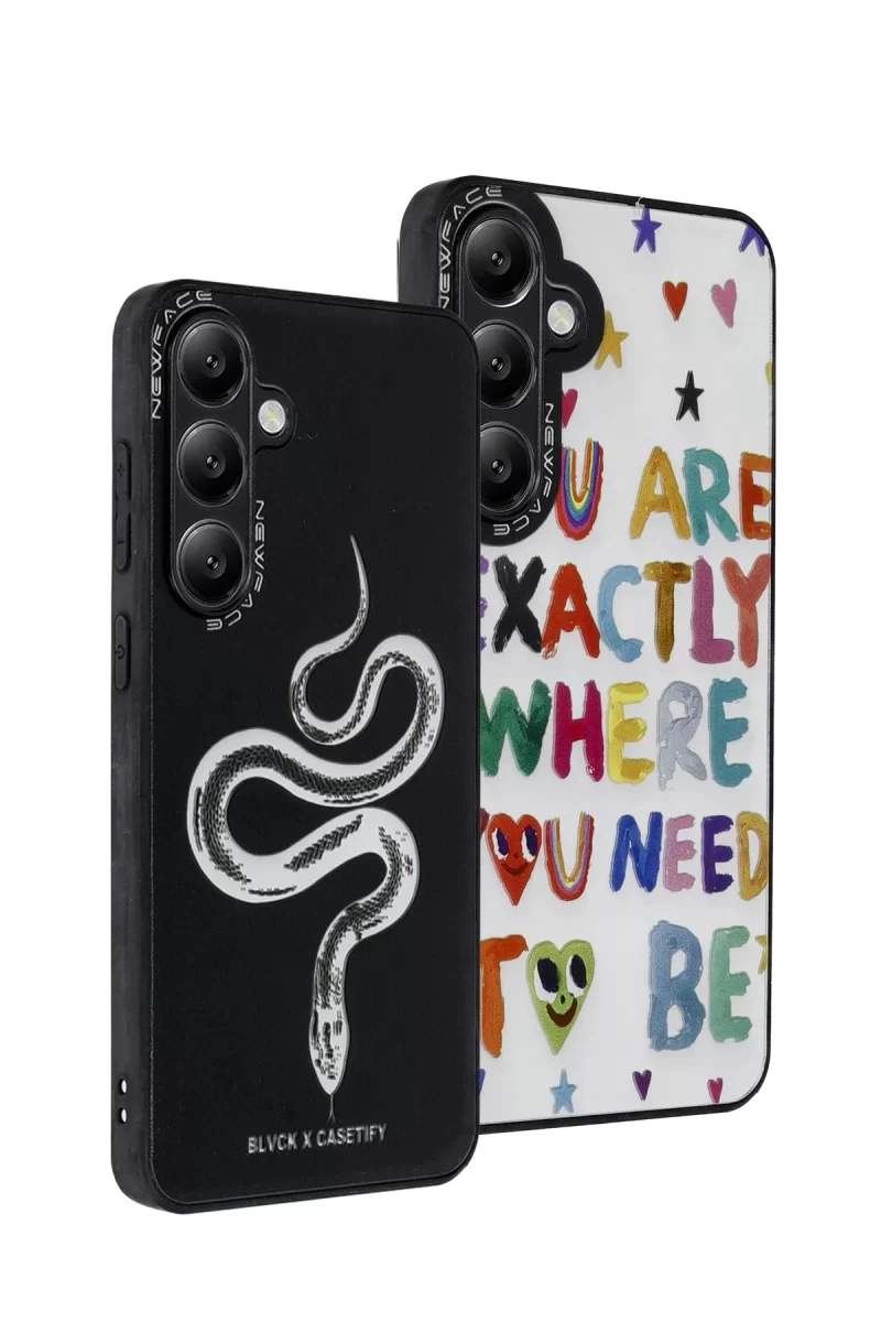 Newface Samsung Galaxy A25 5G Kılıf Mirror Desenli Kapak - Mirror - 4