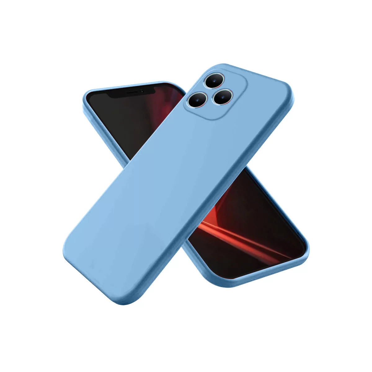 Newface Realme Note 50 4G Kılıf First Silikon - Mavi