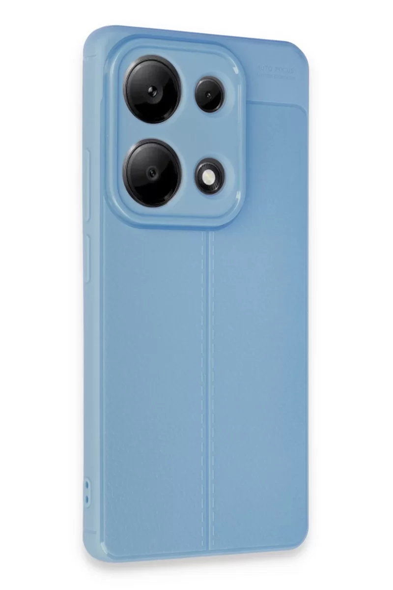 Newface Xiaomi Redmi Note 13 Pro 4G Kılıf Auto Focus Kapak - Mavi