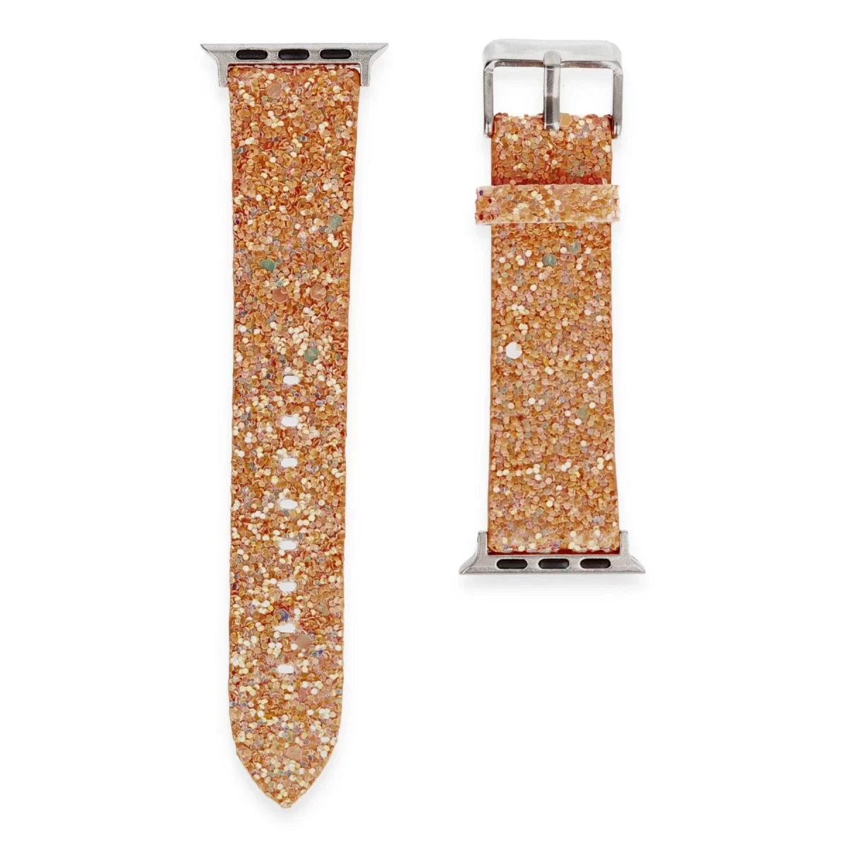 Newface Apple Watch 42mm Starry Taşlı Kordon - Pudra