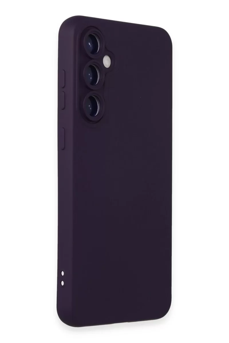 Newface Samsung Galaxy S24 Kılıf Nano içi Kadife Silikon - Mor