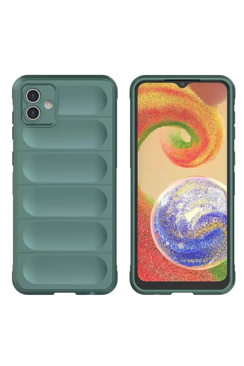Newface Samsung Galaxy A05 Kılıf Optimum Silikon - Koyu Yeşil