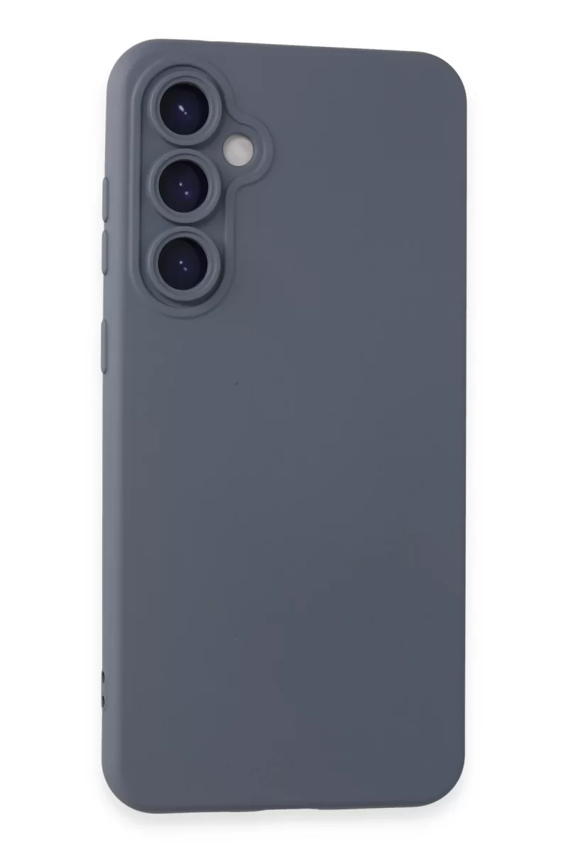 Newface Samsung Galaxy S24 Kılıf Nano içi Kadife Silikon - Gri