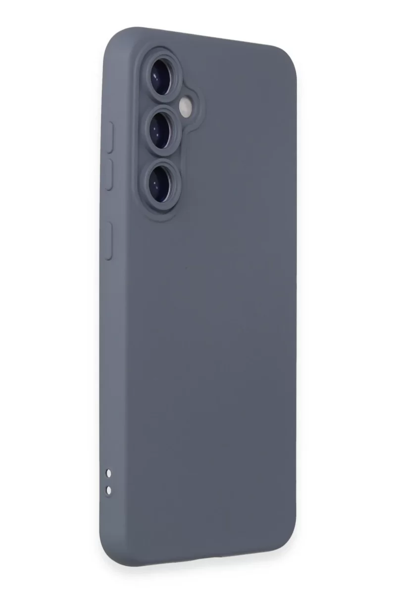 Newface Samsung Galaxy S24 Kılıf Nano içi Kadife Silikon - Gri
