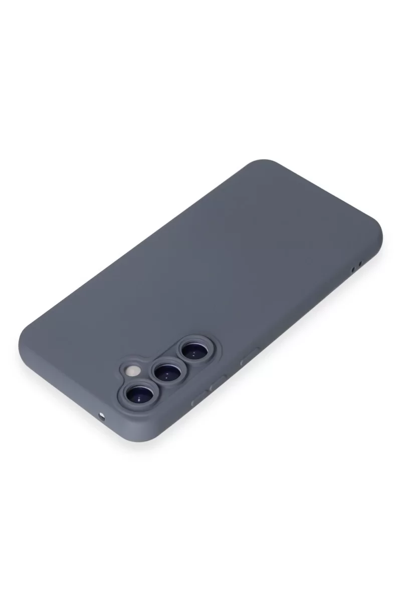 Newface Samsung Galaxy S24 Kılıf Nano içi Kadife Silikon - Gri