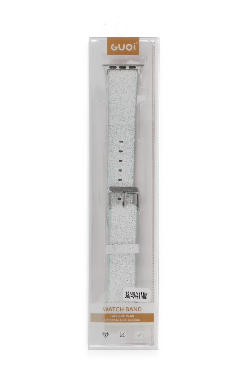 Newface Apple Watch 42mm Starry Taşlı Kordon - Mavi