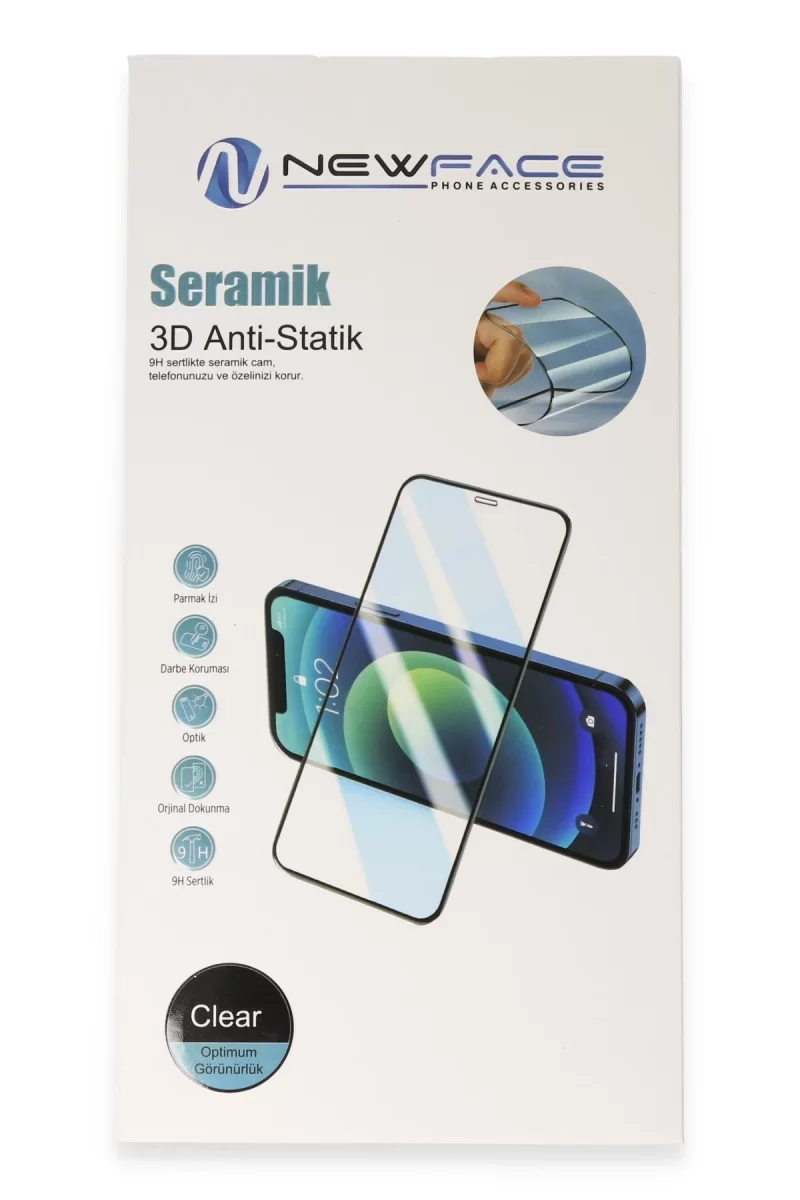 Newface Apple iPhone 16 Pro Max 3D Antistatik Seramik Nano Ekran Koruyucu