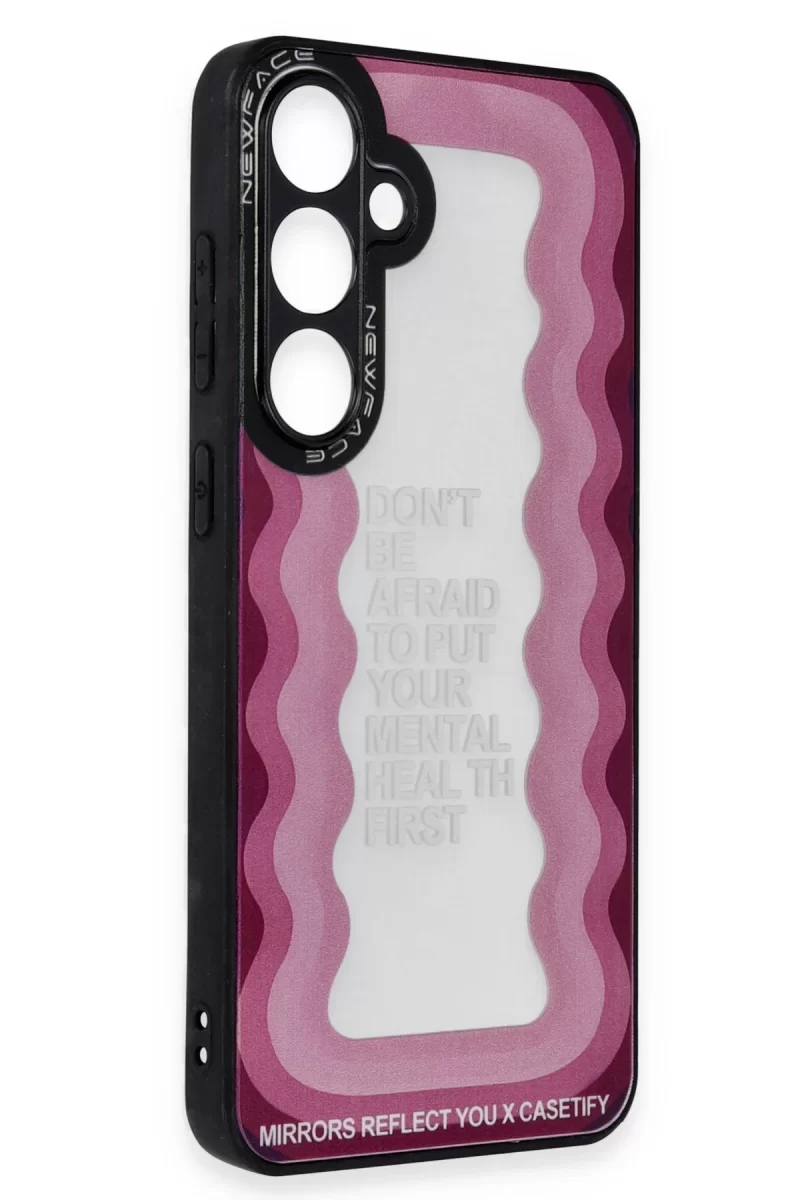 Newface Samsung Galaxy S24 Plus Kılıf Mirror Desenli Kapak - Mirror - 11