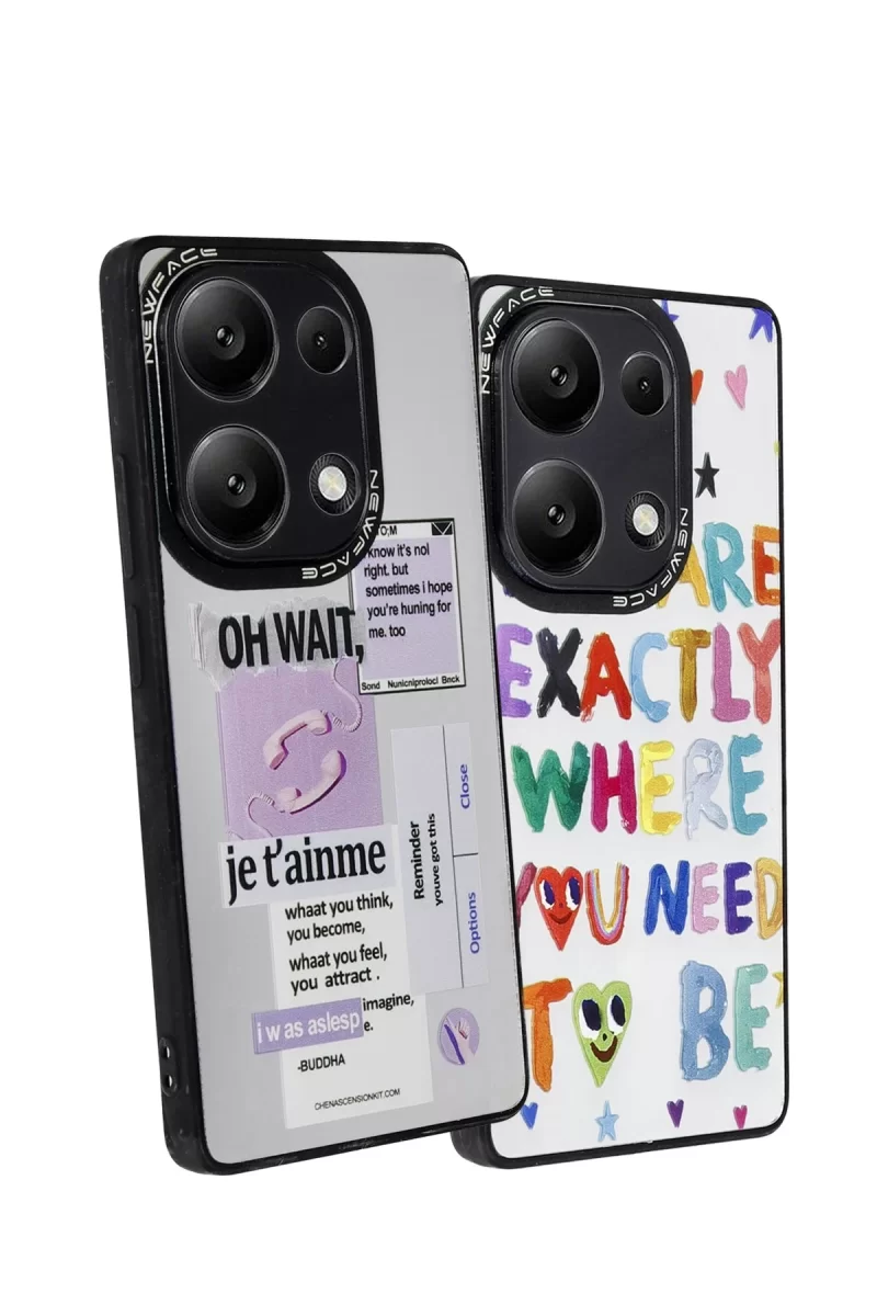 Newface Xiaomi Redmi Note 13 Pro 5G Kılıf Mirror Desenli Kapak - Mirror - 4