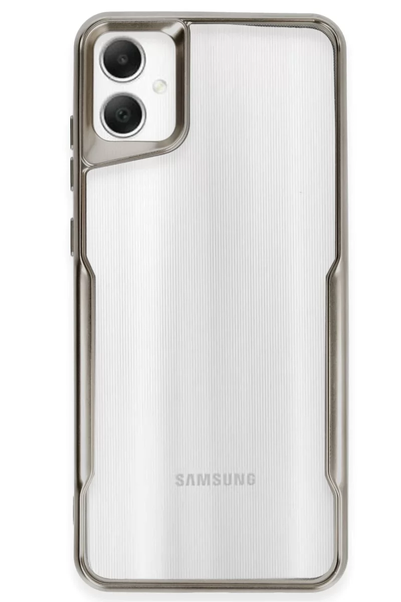 Newface Samsung Galaxy A05 Kılıf Boyi Silikon Kapak - Titan Gri