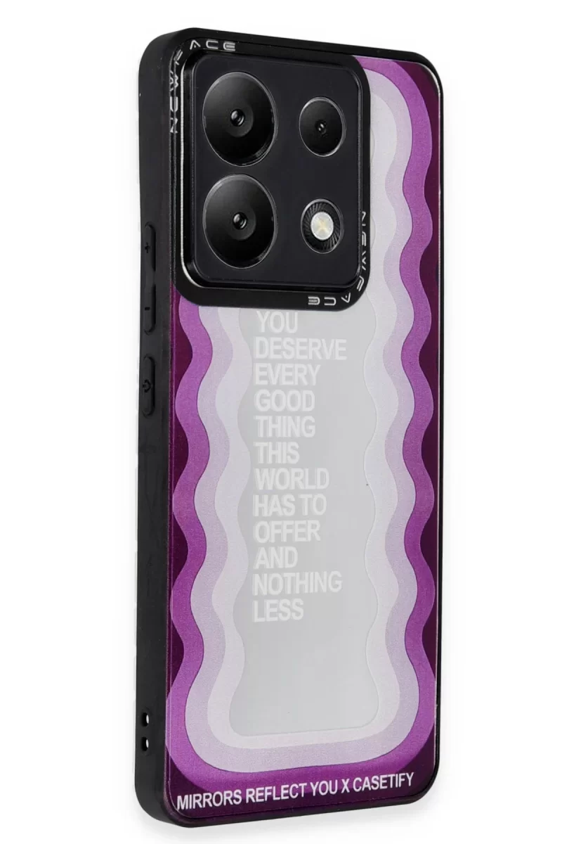 Newface Xiaomi Redmi Note 13 Pro 5G Kılıf Mirror Desenli Kapak - Mirror - 5