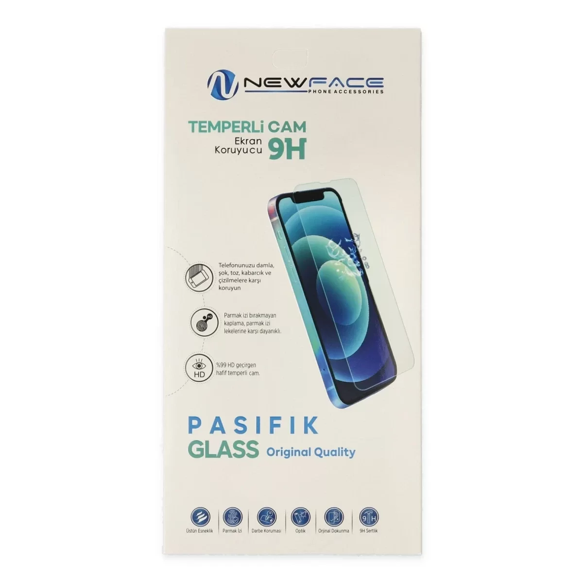 Newface Apple iPhone 16 Plus Pasifik Cam Ekran Koruyucu