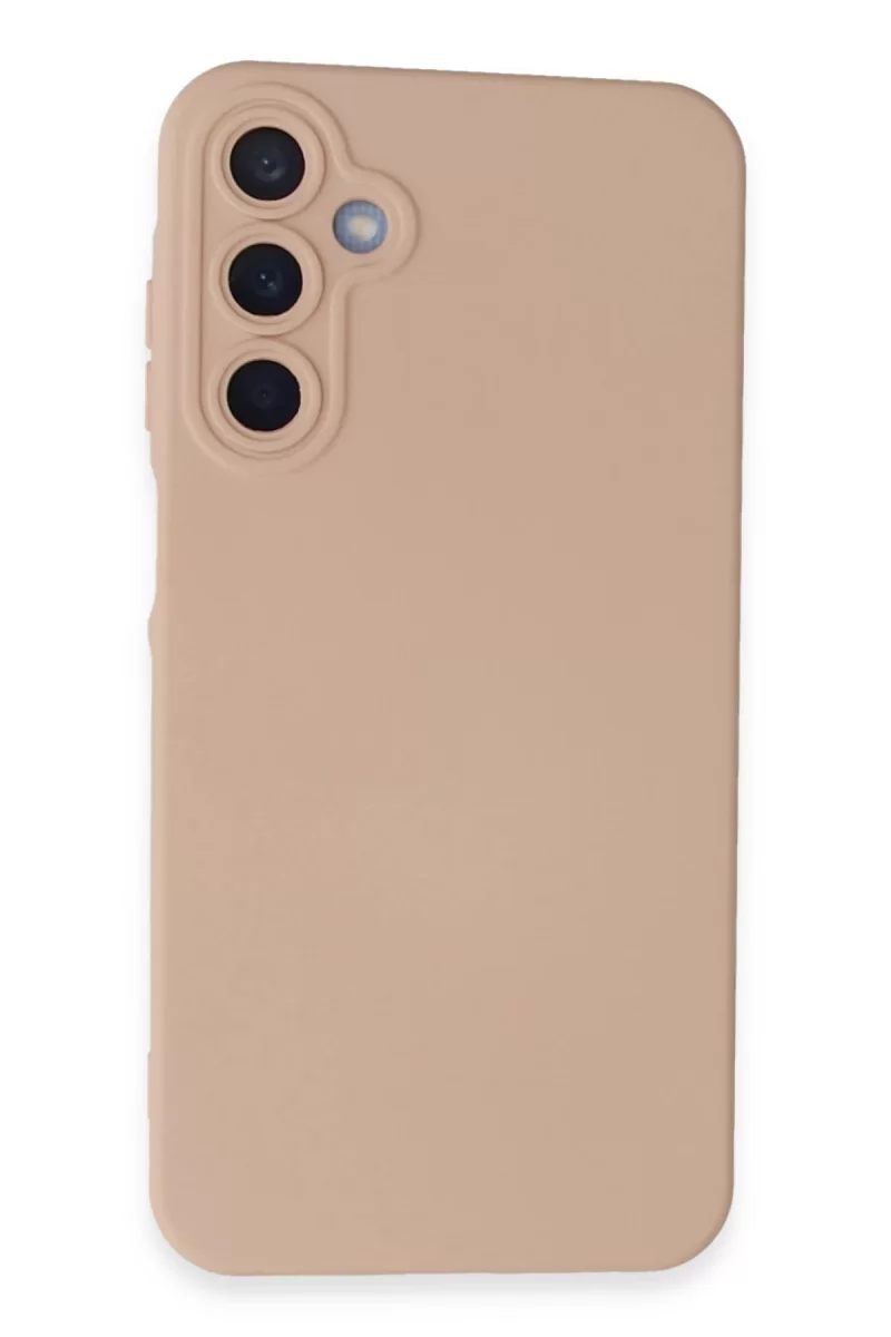 Newface Samsung Galaxy A25 5G Kılıf Nano içi Kadife Silikon - Pudra