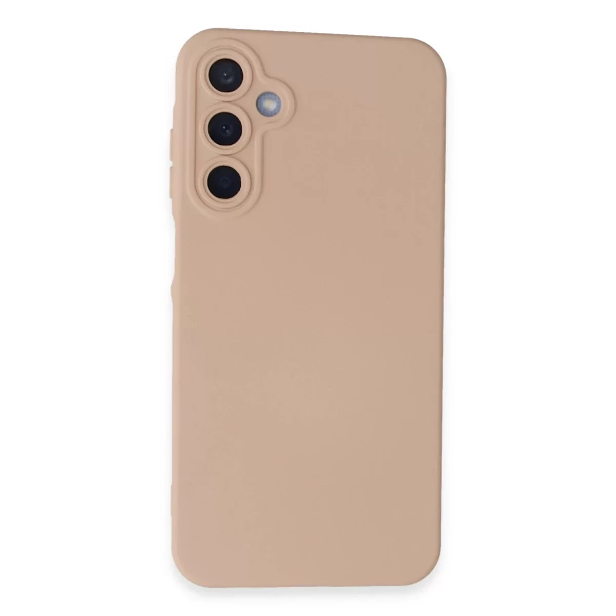 Newface Samsung Galaxy A25 5G Kılıf Nano içi Kadife Silikon - Pudra