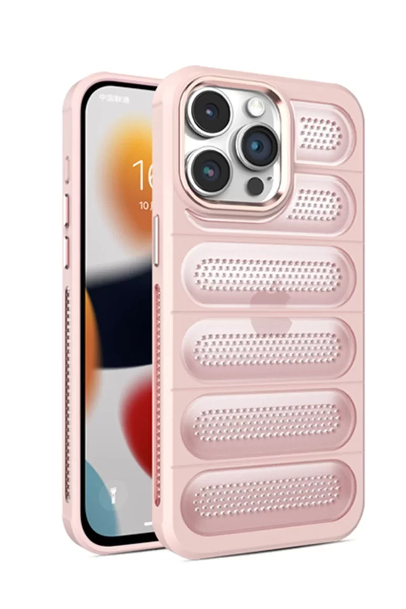 Newface Apple iPhone 15 Pro Kılıf Airmax Silikon Kapak - Pembe