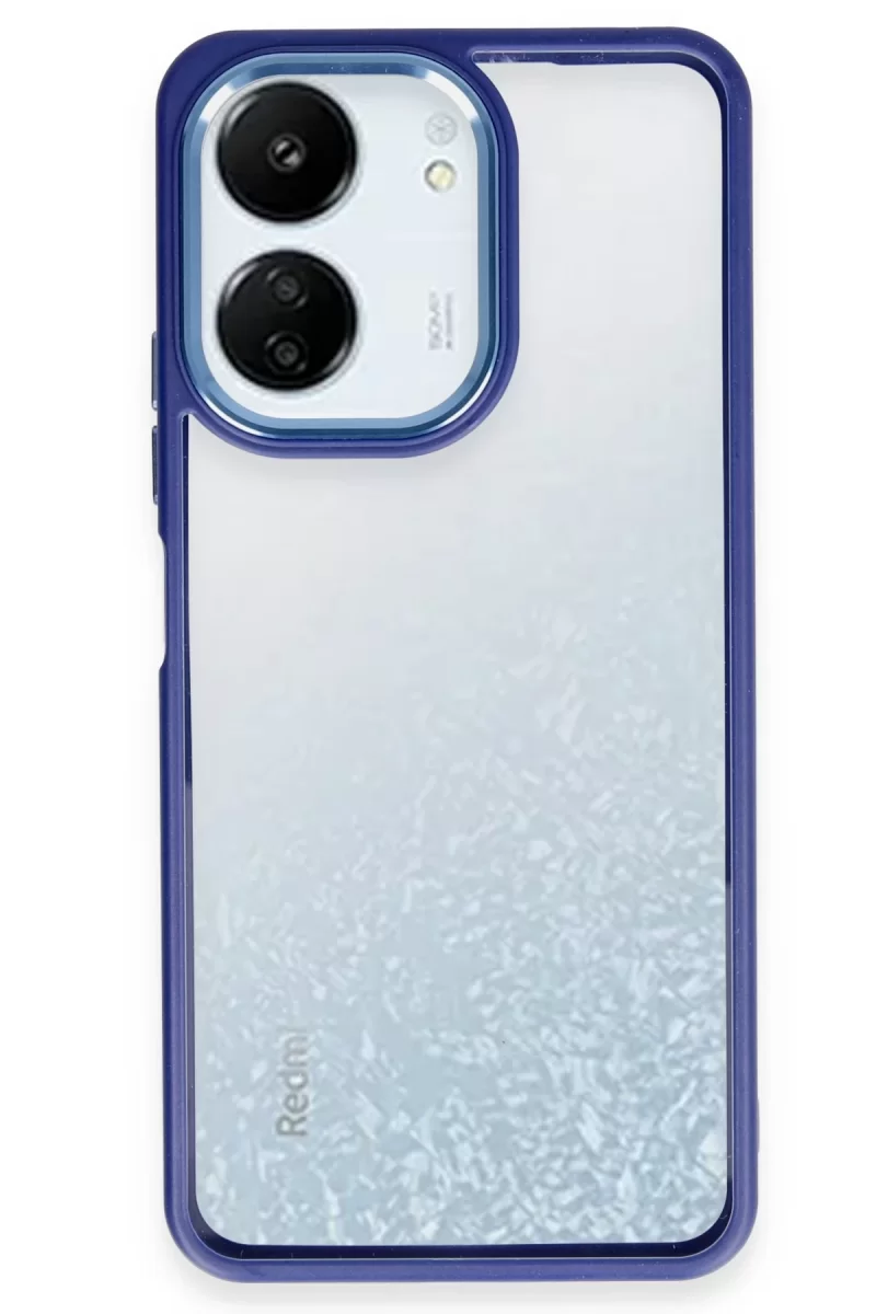 Newface Xiaomi Redmi 13C Kılıf Power Silikon - Lacivert