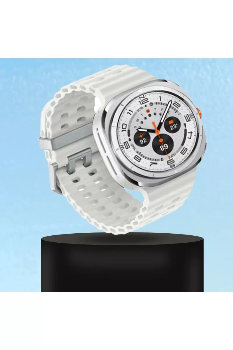 Newface Watch 7 Ultra KR417 Rug Silikon Kordon - Yıldız Işığı