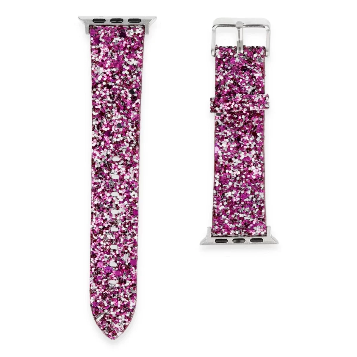 Newface Apple Watch 38mm Starry Taşlı Kordon - Derin Mor