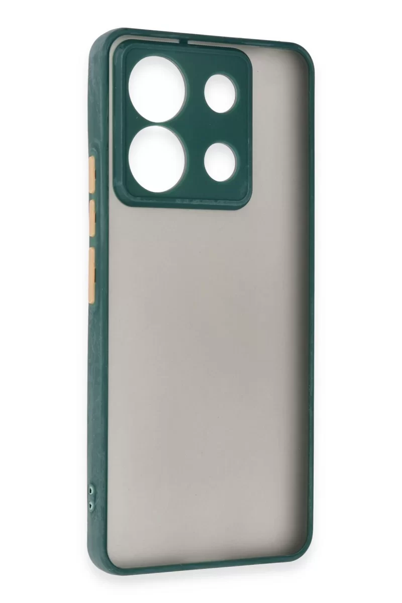 Newface Xiaomi Redmi Note 13 5G Kılıf Montreal Silikon Kapak - Yeşil