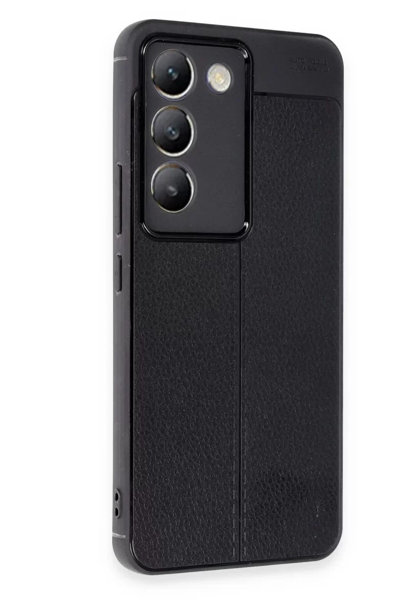Newface Vivo V30 Lite 4G Kılıf Auto Focus Kapak - Siyah