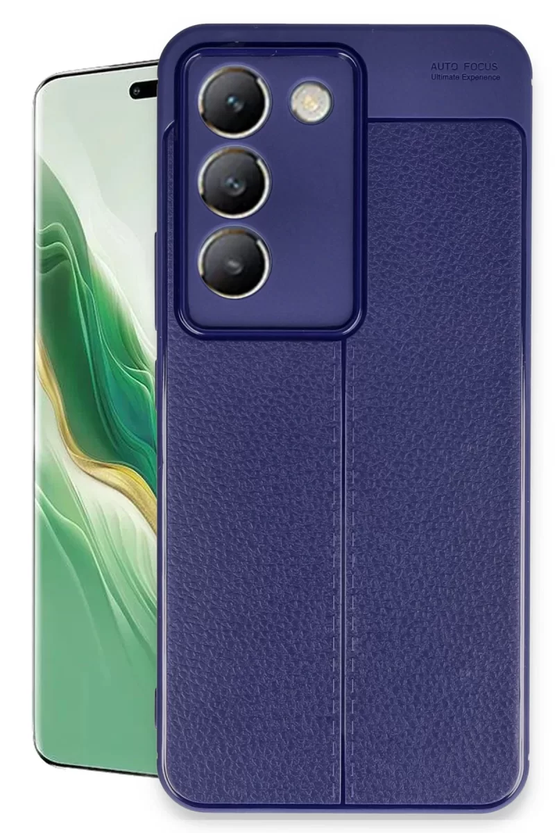 Newface Vivo V30 Lite 4G Kılıf Auto Focus Kapak - Lacivert