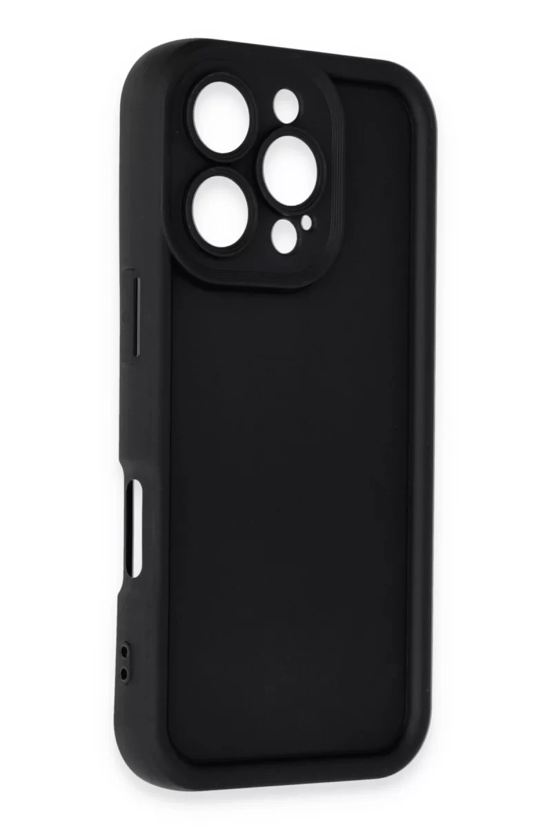 Newface Apple iPhone 16 Pro Kılıf Viera Silikon - Siyah