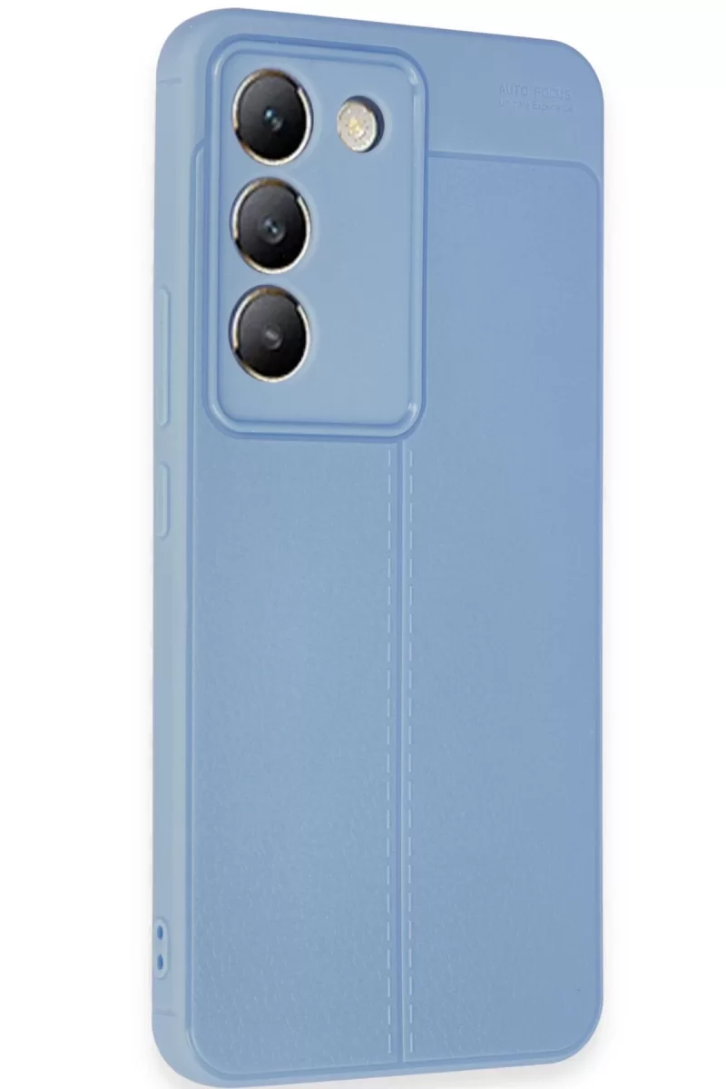 Newface Vivo V30 Lite 4G Kılıf Auto Focus Kapak - Mavi